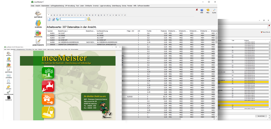 MecMeister Software – Die Lösung für Handwerk & Service